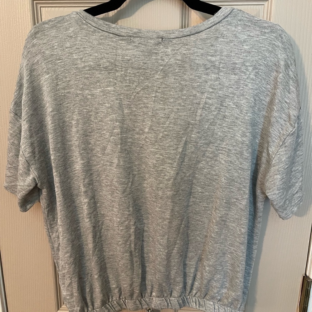 Moa Moa cropped top with drawstring hem - Picture 5 of 6